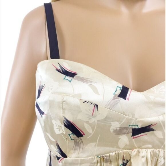 Vtg Y2K Yumi Kim Sweetheart Satin Mini Shift Dress | Luxe Coquette Glam Baddie S - Picture 3 of 12